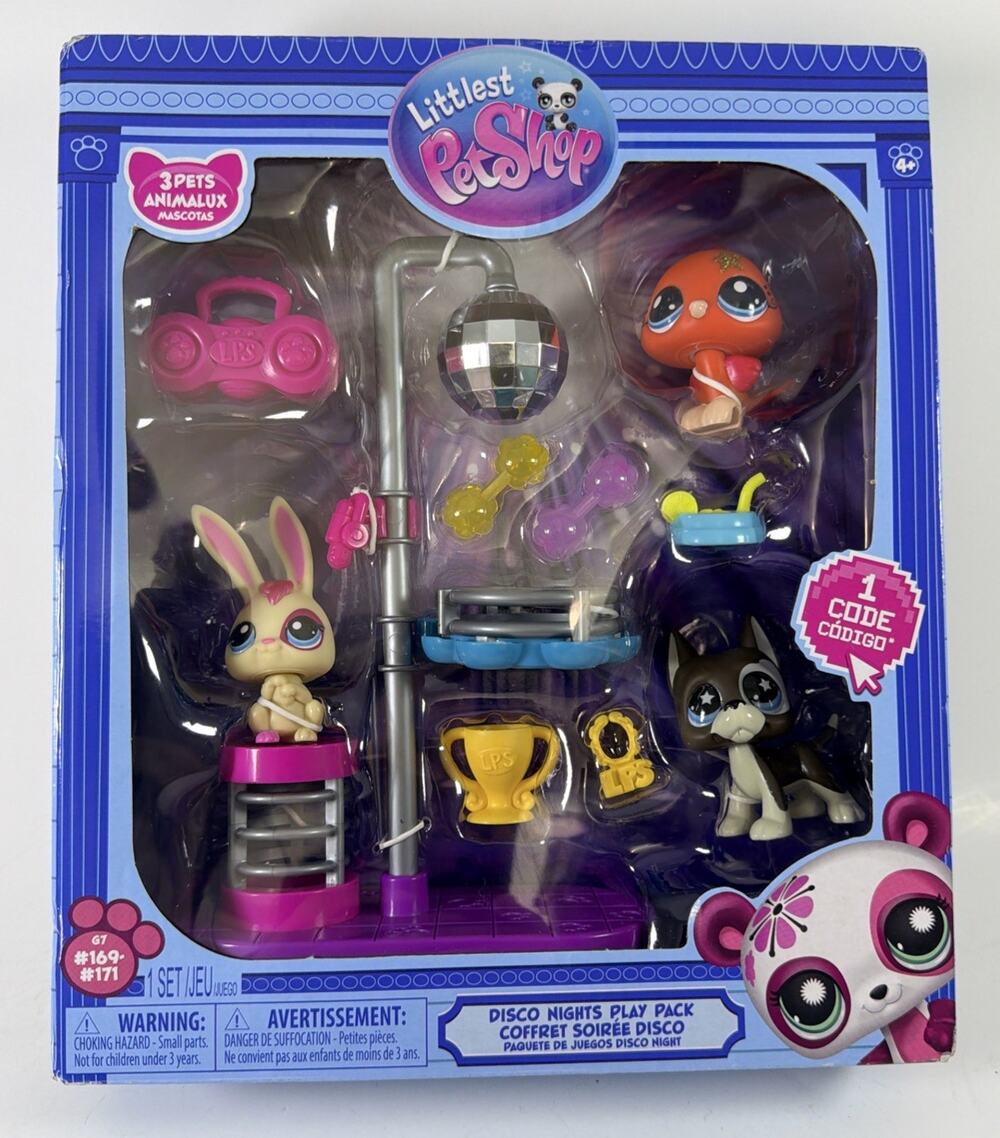 Littlest Pet Shop Disco Nights Play Pack - Gen 7 - New